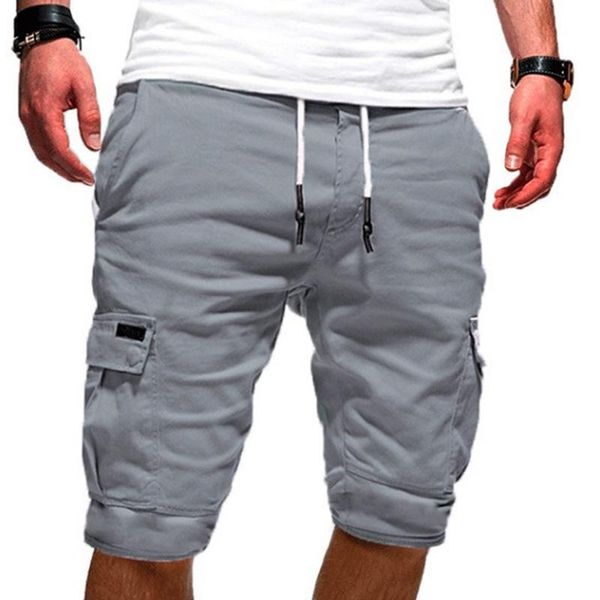 men half pants multi-pockets loose breathable male casual pants for summer msk66, White;black
men half pants multi-pockets loose breathable male casual pants for summer msk66, White;black