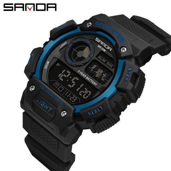 wristwatches sanda digital watch men military fashion sport alarm satch clock male relogio masculino 2021, Slivery;brown
wristwatches sanda digital watch men military fashion sport alarm satch clock male relogio masculino 2021, Slivery;brown