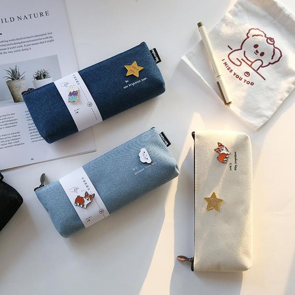 pencil bags mohamm denim portable stylish pen bag pouch zipper school supplies stationery
pencil bags mohamm denim portable stylish pen bag pouch zipper school supplies stationery