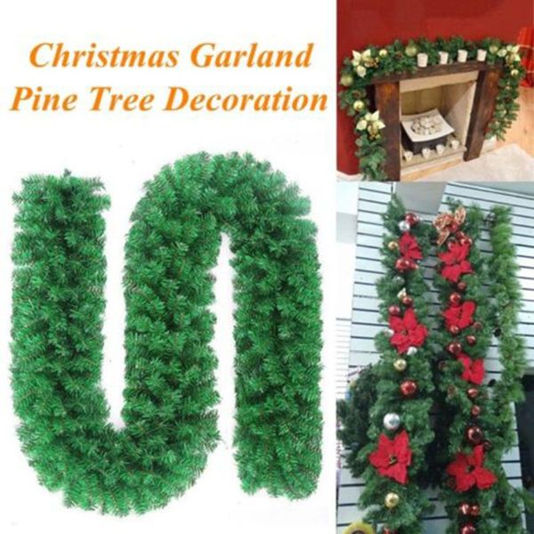 artificial green christmas garland wreath xmas home party christmas decoration pine tree rattan hanging ornament for kids 2.7m
artificial green christmas garland wreath xmas home party christmas decoration pine tree rattan hanging ornament for kids 2.7m