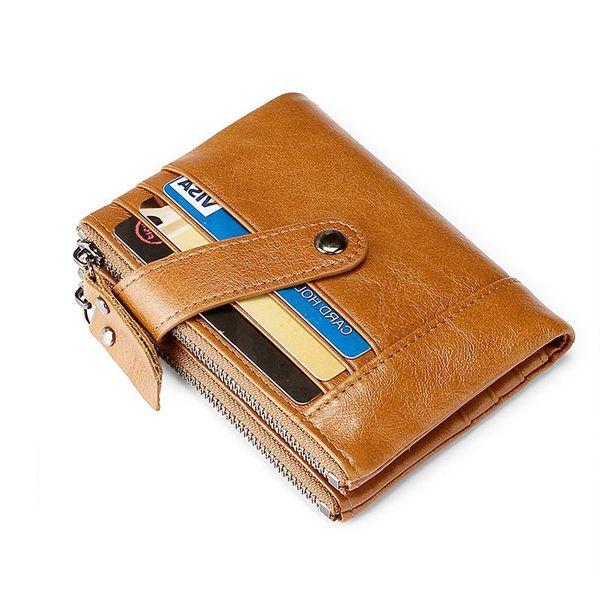 wallets short men's double zipper wallet buckle leather vintage rfid cowhide bags with pos id window, Red;black
wallets short men's double zipper wallet buckle leather vintage rfid cowhide bags with pos id window, Red;black