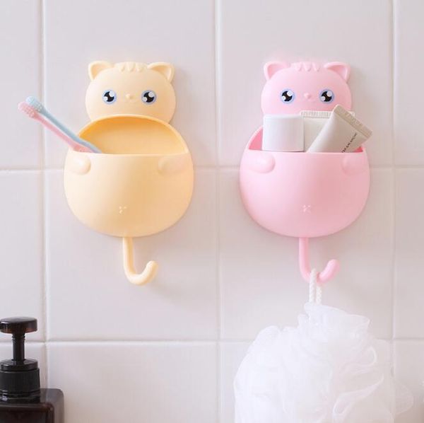 1 pcs cute cartoon toothbrush holder cats bathroom practical storage racks lovely garnish accessories
1 pcs cute cartoon toothbrush holder cats bathroom practical storage racks lovely garnish accessories