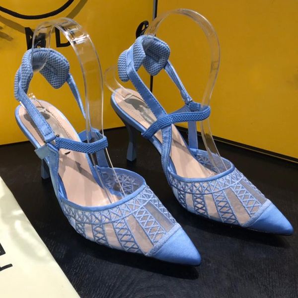 dress shoes summer sandals women 2021 hollow mesh upper ladies heels designer casual fashion pumps, Black
dress shoes summer sandals women 2021 hollow mesh upper ladies heels designer casual fashion pumps, Black