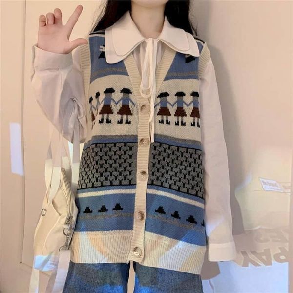 women's sweater vest jacket autumn and winter japanese design models felt sleeves shirt two-piece/single suit hje2, White;black
women's sweater vest jacket autumn and winter japanese design models felt sleeves shirt two-piece/single suit hje2, White;black