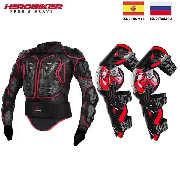 motorcycle armor herobiker jacket motocross body protective knee pad kits suits set
motorcycle armor herobiker jacket motocross body protective knee pad kits suits set