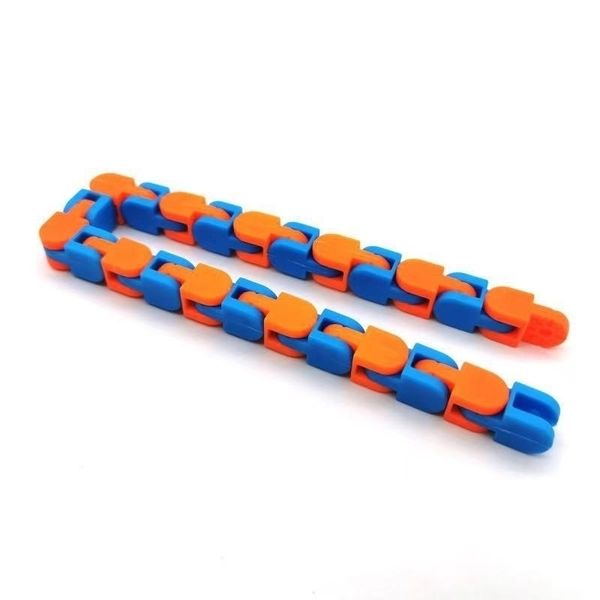 decompression toy bicycle chain wacky track bracelet chain fiddle multicolor anti stress hand finger autism training fidget toys h22605
decompression toy bicycle chain wacky track bracelet chain fiddle multicolor anti stress hand finger autism training fidget toys h22605