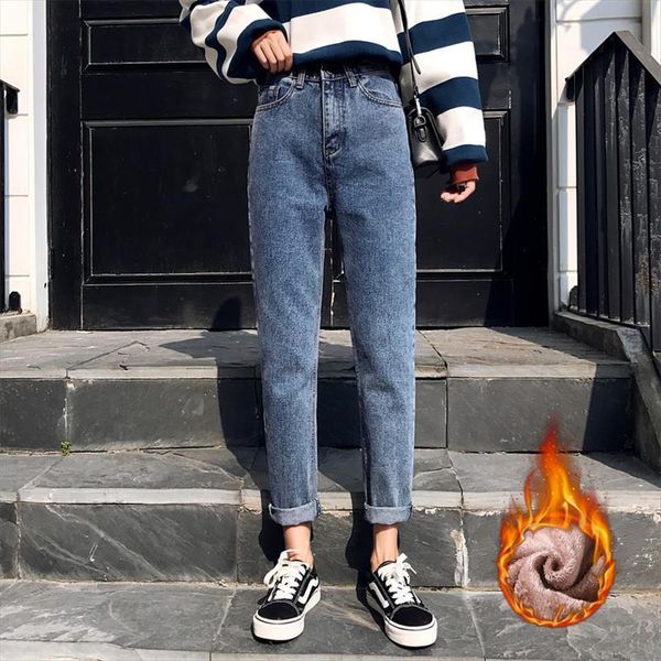 plus velvet casual vintage harem womens jeans denim pants winter size high waist jean femme vaqueros mujer, Blue
plus velvet casual vintage harem womens jeans denim pants winter size high waist jean femme vaqueros mujer, Blue