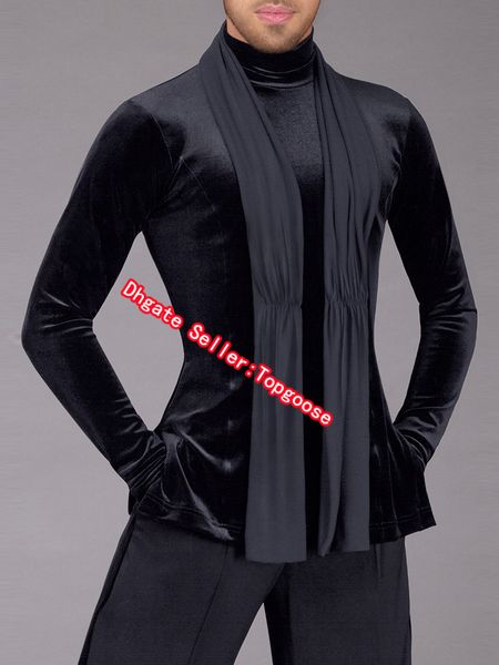 men's latin dance shirts black long sleeve elastic shirt new men ballroom competitive shirts, Black;red
men's latin dance shirts black long sleeve elastic shirt new men ballroom competitive shirts, Black;red