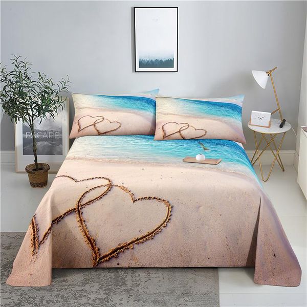 sheets & sets love beach bedding sheet home digital printing polyester bed flat with case print
sheets & sets love beach bedding sheet home digital printing polyester bed flat with case print