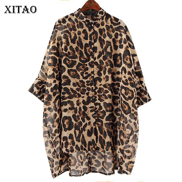 xitao trend leopard chiffon shirt plus size loose irregular bat sleeve thin women fashion spring summer blouses xj4287 210225, White
xitao trend leopard chiffon shirt plus size loose irregular bat sleeve thin women fashion spring summer blouses xj4287 210225, White