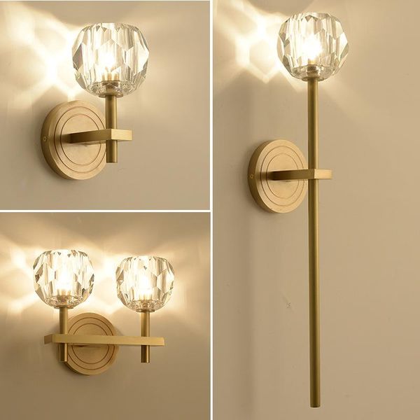 wall lamp nordic copper led brass light living room k9 crystal bedroom lights g9 room/aisle/corridor
wall lamp nordic copper led brass light living room k9 crystal bedroom lights g9 room/aisle/corridor