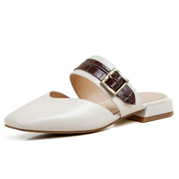 slippers buckle decoration women mules slipper spring summer sling-back low heels pumps 2021 genuine leather wedding office lady shoes, Black
slippers buckle decoration women mules slipper spring summer sling-back low heels pumps 2021 genuine leather wedding office lady shoes, Black