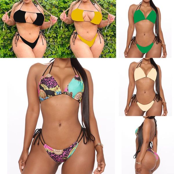 two-piece suits plus size 2 piece sets womens swimsuit micro bikini bandage bathing suit strappy swimwear large sizes biquini 2021
two-piece suits plus size 2 piece sets womens swimsuit micro bikini bandage bathing suit strappy swimwear large sizes biquini 2021