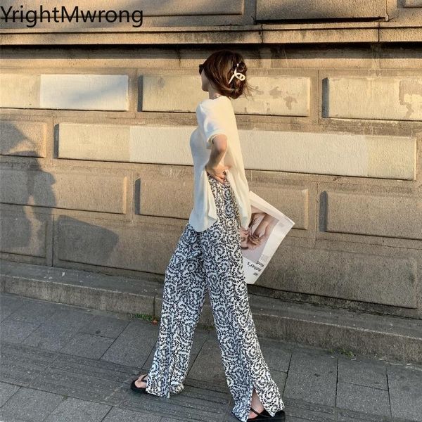women's pants & capris boho summer ladies slim side split high waist elegant long pant women trouser fashion korean flower aesthetic ca, Black;white
women's pants & capris boho summer ladies slim side split high waist elegant long pant women trouser fashion korean flower aesthetic ca, Black;white
