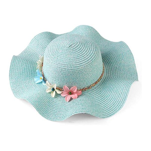 wide brim hats women wavy floopy straw hat flower foldable roll up uv protection beach cap fashionable cute sweet panama, Blue;gray
wide brim hats women wavy floopy straw hat flower foldable roll up uv protection beach cap fashionable cute sweet panama, Blue;gray