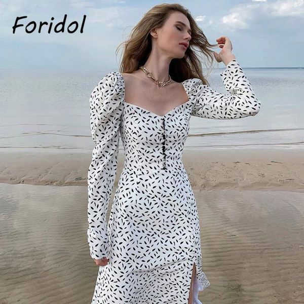 casual dresses foridol leaf print button spring women's dress puff sleeve vintage white australia long slit robe floral boho, Black;gray
casual dresses foridol leaf print button spring women's dress puff sleeve vintage white australia long slit robe floral boho, Black;gray
