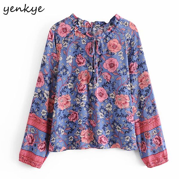 new 2021 women multicolor print floral blouse shirt femme lace up v neck long sleeve summer boho plus size blusas 381r, White;black
new 2021 women multicolor print floral blouse shirt femme lace up v neck long sleeve summer boho plus size blusas 381r, White;black