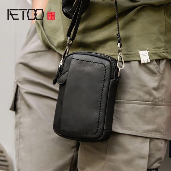 hbp aetoo leather small square bag, male head leather casual shoulder bag, leather hand-made vertical trend slant bag 
hbp aetoo leather small square bag, male head leather casual shoulder bag, leather hand-made vertical trend slant bag