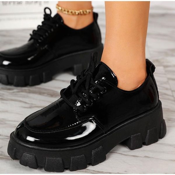 dress shoes 2021 women's pumps chunky heels lace up thick bottom shallow ladies leather platform fashion classic female footwear, Black
dress shoes 2021 women's pumps chunky heels lace up thick bottom shallow ladies leather platform fashion classic female footwear, Black