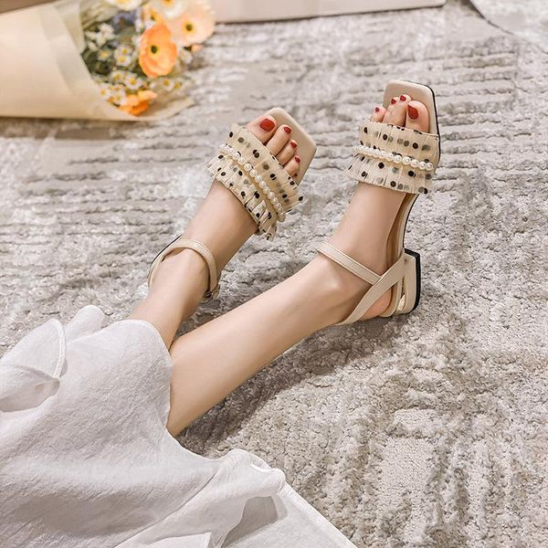 sandals net yarn fairy style thick-heeled mid-heeled large size outer wear 2021 summer fashion women's, Black
sandals net yarn fairy style thick-heeled mid-heeled large size outer wear 2021 summer fashion women's, Black