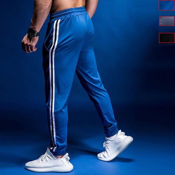 running pants sport pant men jogging training sportswear sports male swearing trousers with pockets, Black;blue
running pants sport pant men jogging training sportswear sports male swearing trousers with pockets, Black;blue
