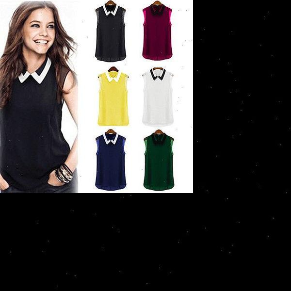 womens clothing women summer loose casual chiffon sleeveless vest shirt blouse european style tank top, White
womens clothing women summer loose casual chiffon sleeveless vest shirt blouse european style tank top, White