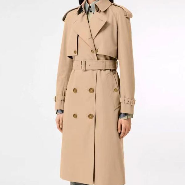 women's trench coats long classic windbreaker waterproof british high-end english style autumn winter gabadian solid color size coat d5, Tan;black
women's trench coats long classic windbreaker waterproof british high-end english style autumn winter gabadian solid color size coat d5, Tan;black