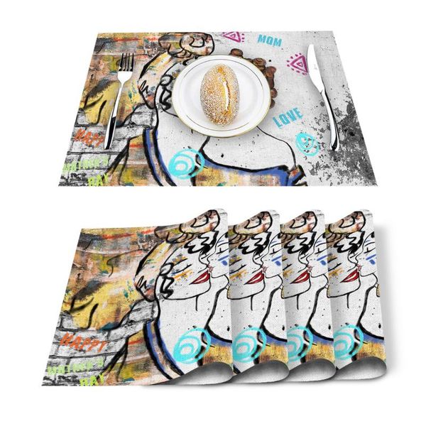 table runner mother's day mother and daughter graffiti kitchen placemat dining mat cotton linen pads cup mats home decor
table runner mother's day mother and daughter graffiti kitchen placemat dining mat cotton linen pads cup mats home decor
