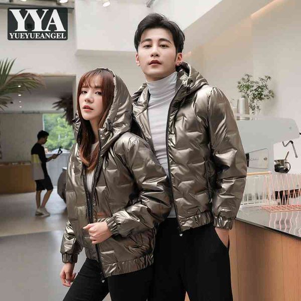 short fit winter slim men hoddie bright down jacket female stand collar thick warm windproof coat streetwear casual, Black
short fit winter slim men hoddie bright down jacket female stand collar thick warm windproof coat streetwear casual, Black