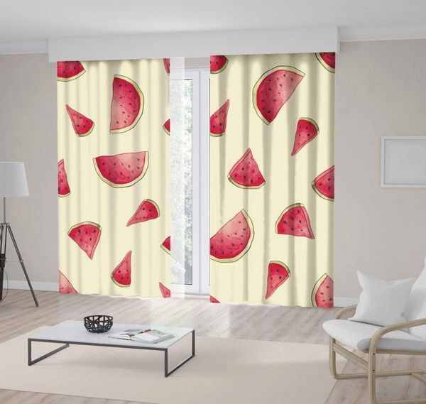 curtain & drapes watercolor painting with cartoon watermelon slices pattern childish artwork printed red beige
curtain & drapes watercolor painting with cartoon watermelon slices pattern childish artwork printed red beige