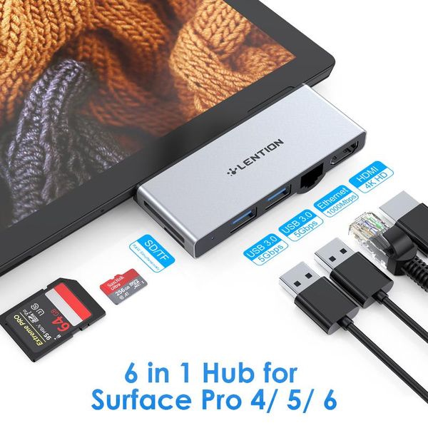 hubs usb 3.0 hub multi to usb3.0 port -compatible/ rj45 dock for surface pro 4/5/6 splitter adapter card reader
hubs usb 3.0 hub multi to usb3.0 port -compatible/ rj45 dock for surface pro 4/5/6 splitter adapter card reader