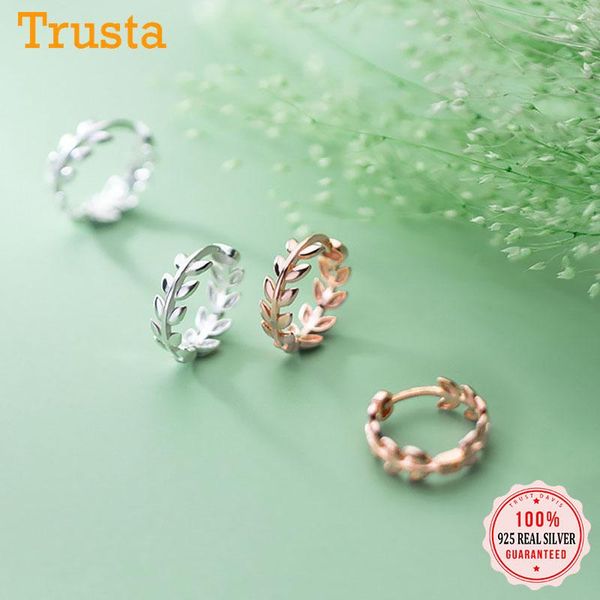 hoop & huggie trustdavis 100% 925 sterling silver earrings sweet leaf for women girls daughter fine jewelry ds106, Golden;silver
hoop & huggie trustdavis 100% 925 sterling silver earrings sweet leaf for women girls daughter fine jewelry ds106, Golden;silver