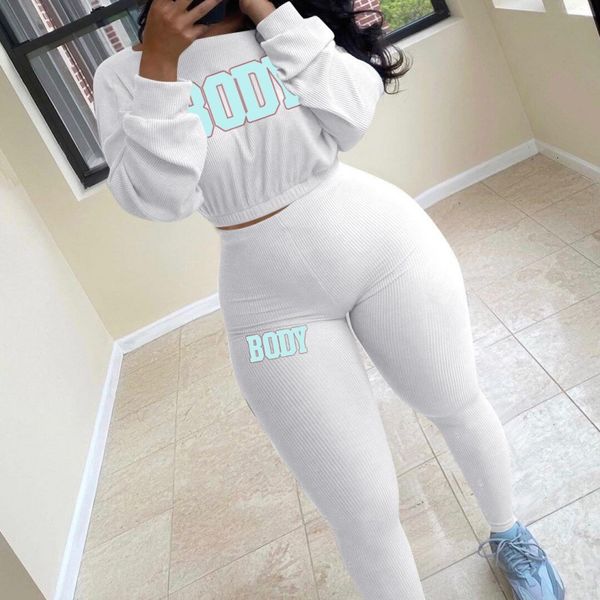 letters print 2 piece defines for women crop and skinny pants elastic autumn fashion outfits with casual nervuras white v5x0, Gray
letters print 2 piece defines for women crop and skinny pants elastic autumn fashion outfits with casual nervuras white v5x0, Gray