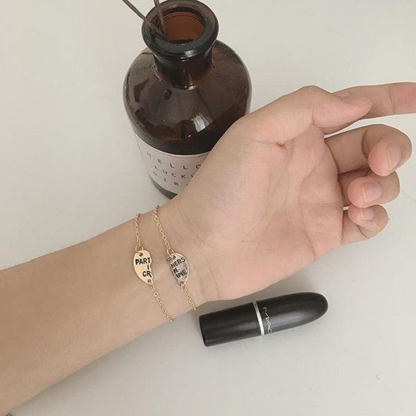 link, chain europe and the united states jewelry girlfriends couple bracelet heart contracted creative accessories wholesale, Black
link, chain europe and the united states jewelry girlfriends couple bracelet heart contracted creative accessories wholesale, Black