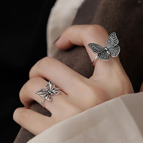 cluster rings 2 pcs/set ladies retro cute butterfly animal ancient silver color alloy opening ring for women party jewelry wholesale, Golden;silver
cluster rings 2 pcs/set ladies retro cute butterfly animal ancient silver color alloy opening ring for women party jewelry wholesale, Golden;silver