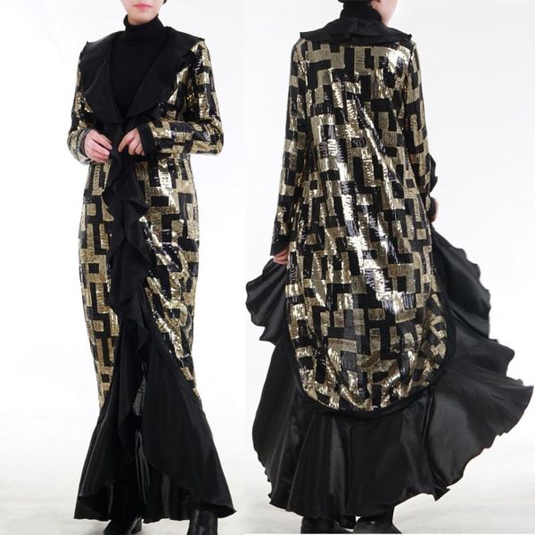 women's trench coats 2021 female spring and autumn fashion dress irregular fishtail sequin embroidery loose cardigan, Tan;black
women's trench coats 2021 female spring and autumn fashion dress irregular fishtail sequin embroidery loose cardigan, Tan;black