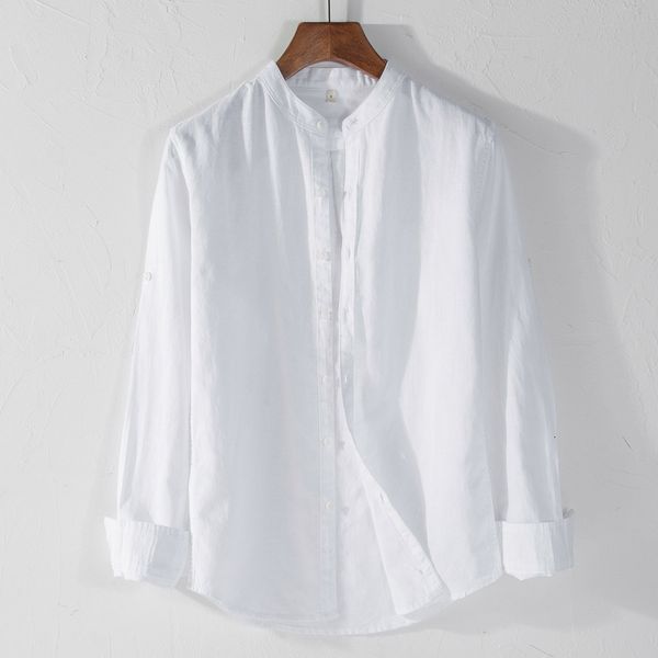 2021 new primavera e outono gola algodo linho de mangas compridas camisas para homem estilo chins casual camisa masculina sa40, White
2021 new primavera e outono gola algodo linho de mangas compridas camisas para homem estilo chins casual camisa masculina sa40, White