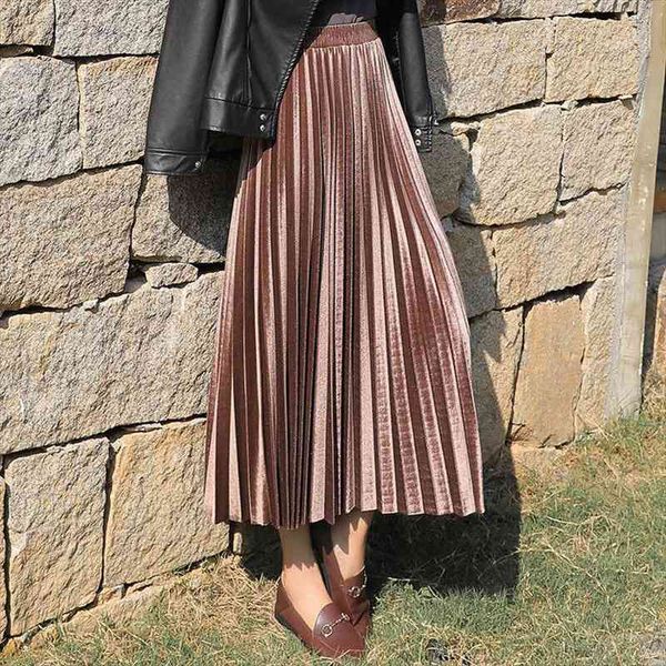 pleuche pleated autumn winter womens skirts mid-length high-waisted fashion a-line y2k gothic mujer faldas, Black
pleuche pleated autumn winter womens skirts mid-length high-waisted fashion a-line y2k gothic mujer faldas, Black