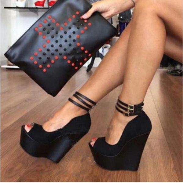 dress shoes fghgf ultra-high heel 16cm high and 4.5cm platform women's wedges black red large size customization
dress shoes fghgf ultra-high heel 16cm high and 4.5cm platform women's wedges black red large size customization