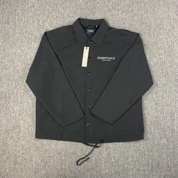 quality outwear button high god of essentials fog men jacket breasted windbreaker single women casual street coat spring autumn fear iplsf, Black
quality outwear button high god of essentials fog men jacket breasted windbreaker single women casual street coat spring autumn fear iplsf, Black