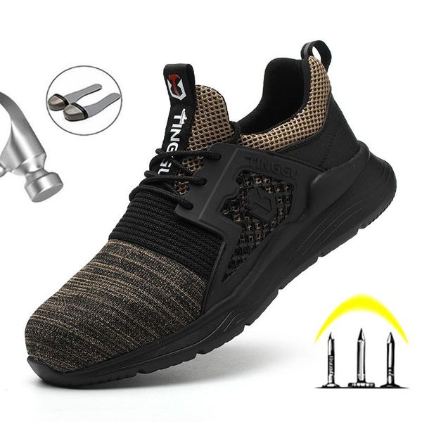 boots male work safety boot steel toe light shoes men fashion indestructible sneaker for, Black
boots male work safety boot steel toe light shoes men fashion indestructible sneaker for, Black