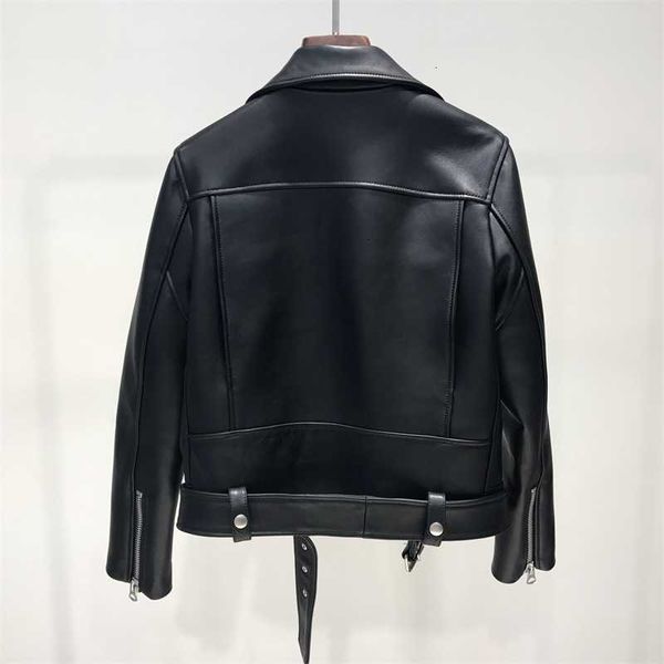 ftlzz new autumn women pu leather jacket woman zipper belt short coat female black punk bomber faux leather outwear 201016
ftlzz new autumn women pu leather jacket woman zipper belt short coat female black punk bomber faux leather outwear 201016