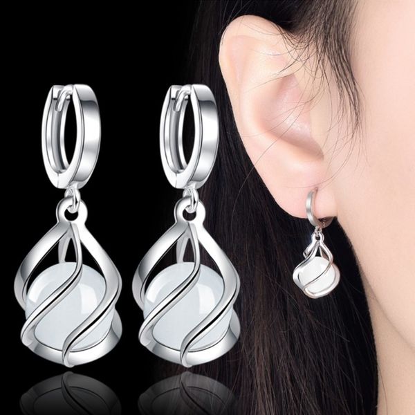 nehzy 925 sterling silver women's fashion jewelry opal round agate simple hollow long tassel earrings, Golden
nehzy 925 sterling silver women's fashion jewelry opal round agate simple hollow long tassel earrings, Golden