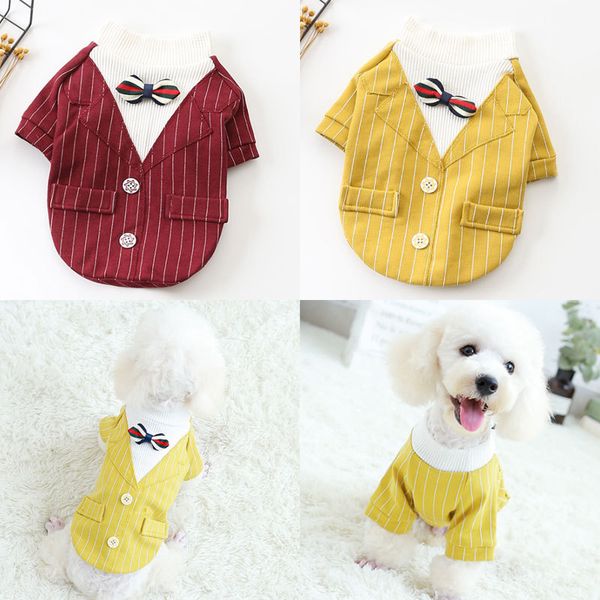 autumn and winter new dog clothes teddy bear suit dress wedding puppy suits casual pet clothing sale
autumn and winter new dog clothes teddy bear suit dress wedding puppy suits casual pet clothing sale
