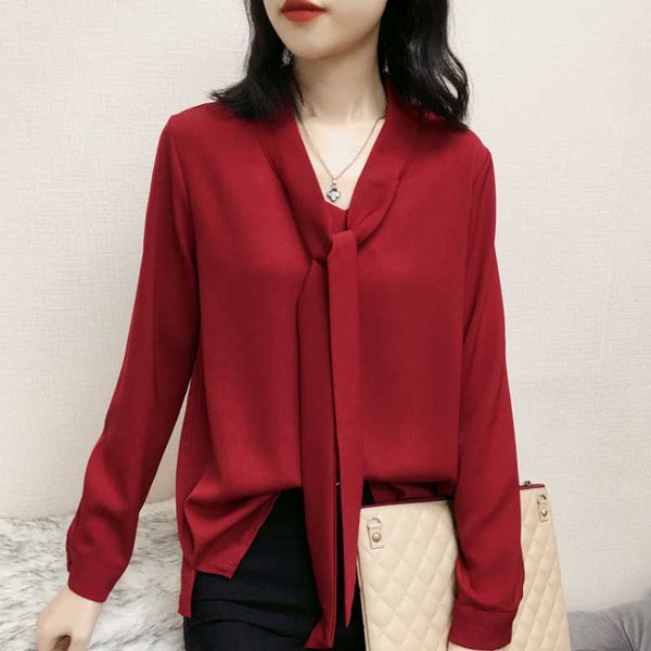 fashion woman blouses bow v-neck office ladies long sleeve red chiffon blouse ladies womens and blouses c256 210602, White
fashion woman blouses bow v-neck office ladies long sleeve red chiffon blouse ladies womens and blouses c256 210602, White