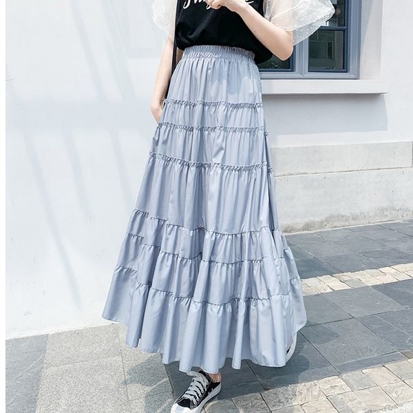 new spring 2021 summer sweet cake layered mesh midi skirts women elastic high waist chiffon tiered tulle pleated skirt tutu qxbn, Black
new spring 2021 summer sweet cake layered mesh midi skirts women elastic high waist chiffon tiered tulle pleated skirt tutu qxbn, Black