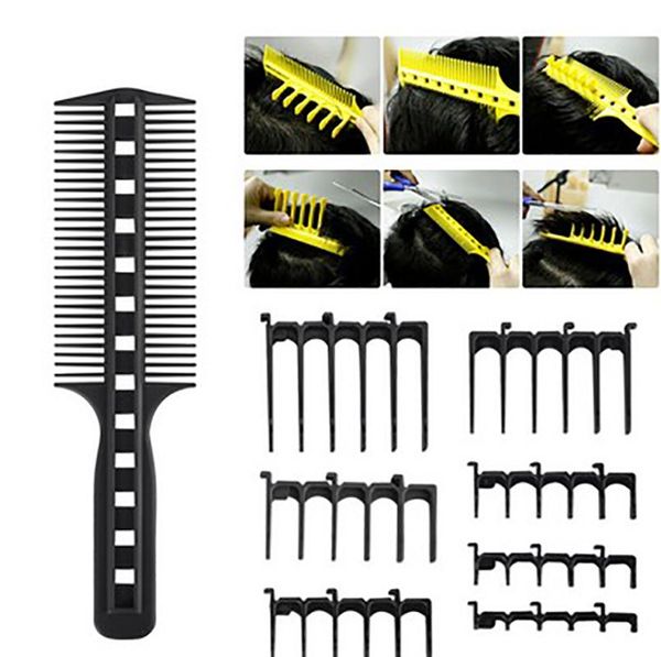 hair brushes 2021 cutter comb set 1 +7 small teeth cutting combs for men women barber accessories styling tools, Silver
hair brushes 2021 cutter comb set 1 +7 small teeth cutting combs for men women barber accessories styling tools, Silver