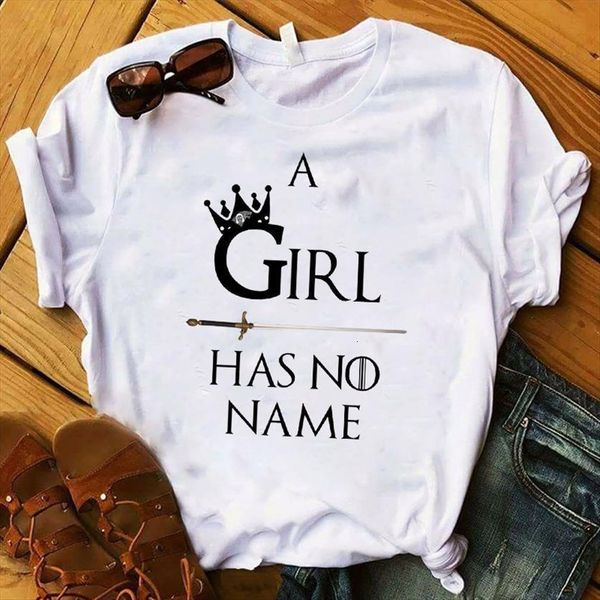 a girl has no womens t shirts name crown print short sleeve tee female clothes, White
a girl has no womens t shirts name crown print short sleeve tee female clothes, White