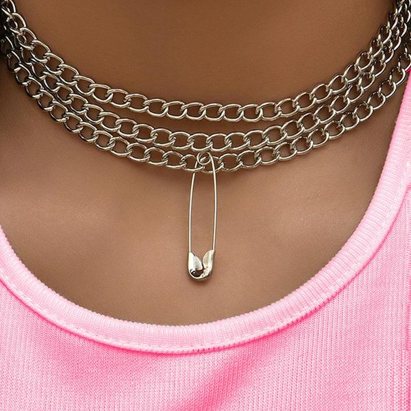 pendant necklaces 3pcs pin goth choker necklace for women metal punk simple fashion charms jewelry 90s style friendship gifts 2021, Silver
pendant necklaces 3pcs pin goth choker necklace for women metal punk simple fashion charms jewelry 90s style friendship gifts 2021, Silver