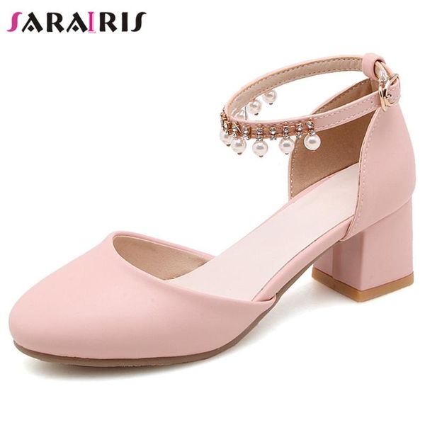 dress shoes sarairis round toe solid ankle strap high heels sandals women casual brand fashion pumps ladies pearl laides summer, Black
dress shoes sarairis round toe solid ankle strap high heels sandals women casual brand fashion pumps ladies pearl laides summer, Black